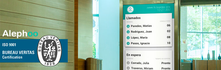 Alephoo Alcanza el Reconocimiento ISO 9001